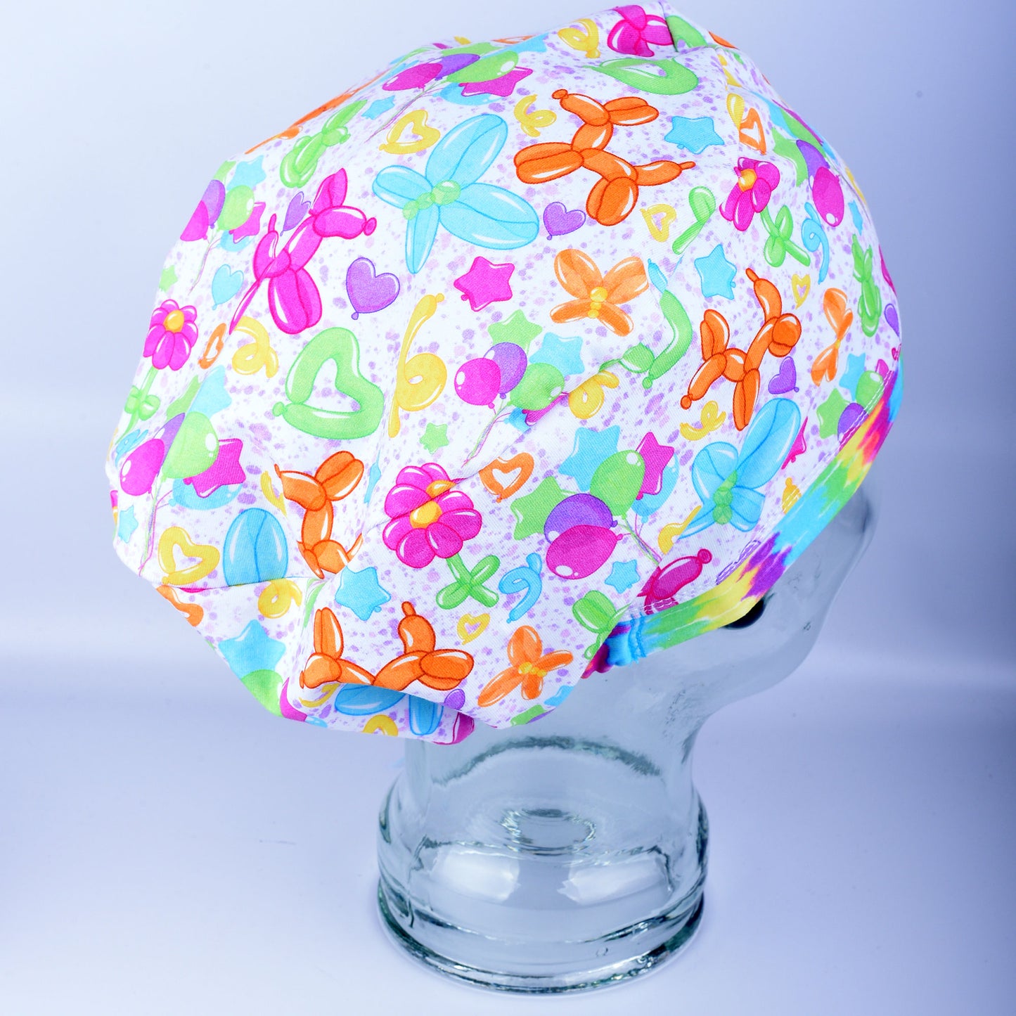 Party Balloons Scrub Cap
