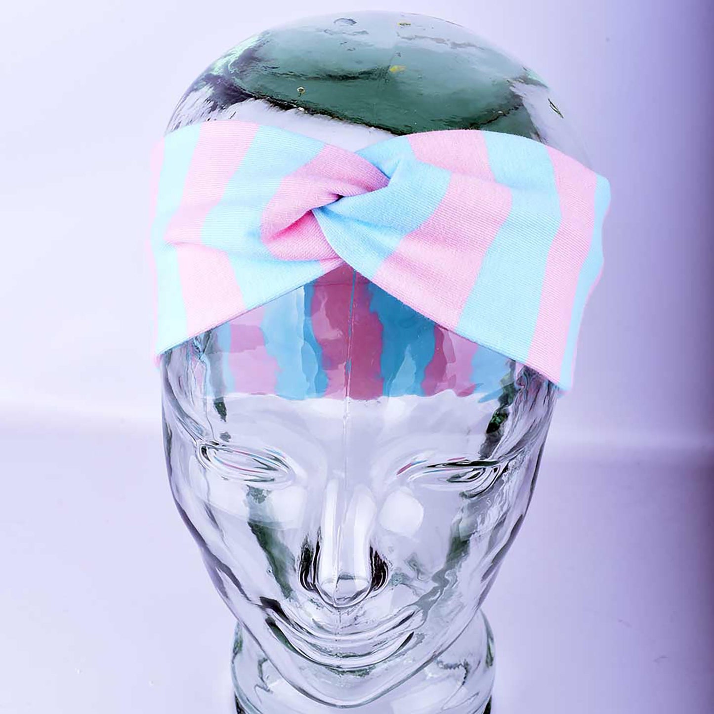 Pastel Stripes Twist Headband