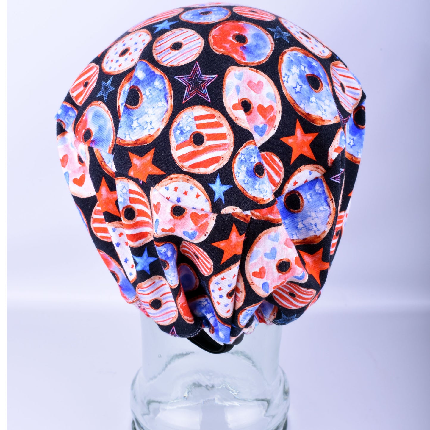 Patriotic Donuts Scrub Cap
