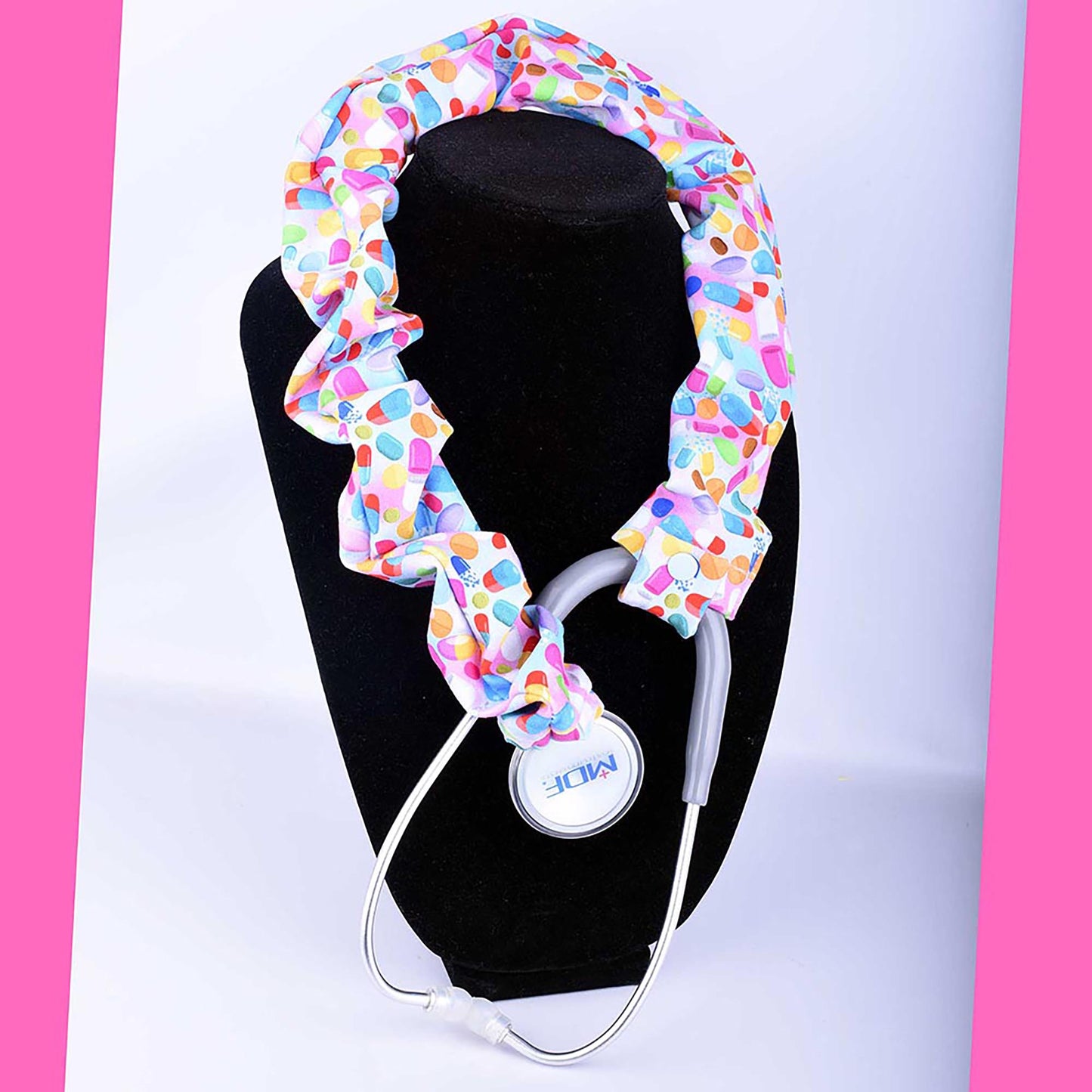 Pink Meds Stethoscope Cover