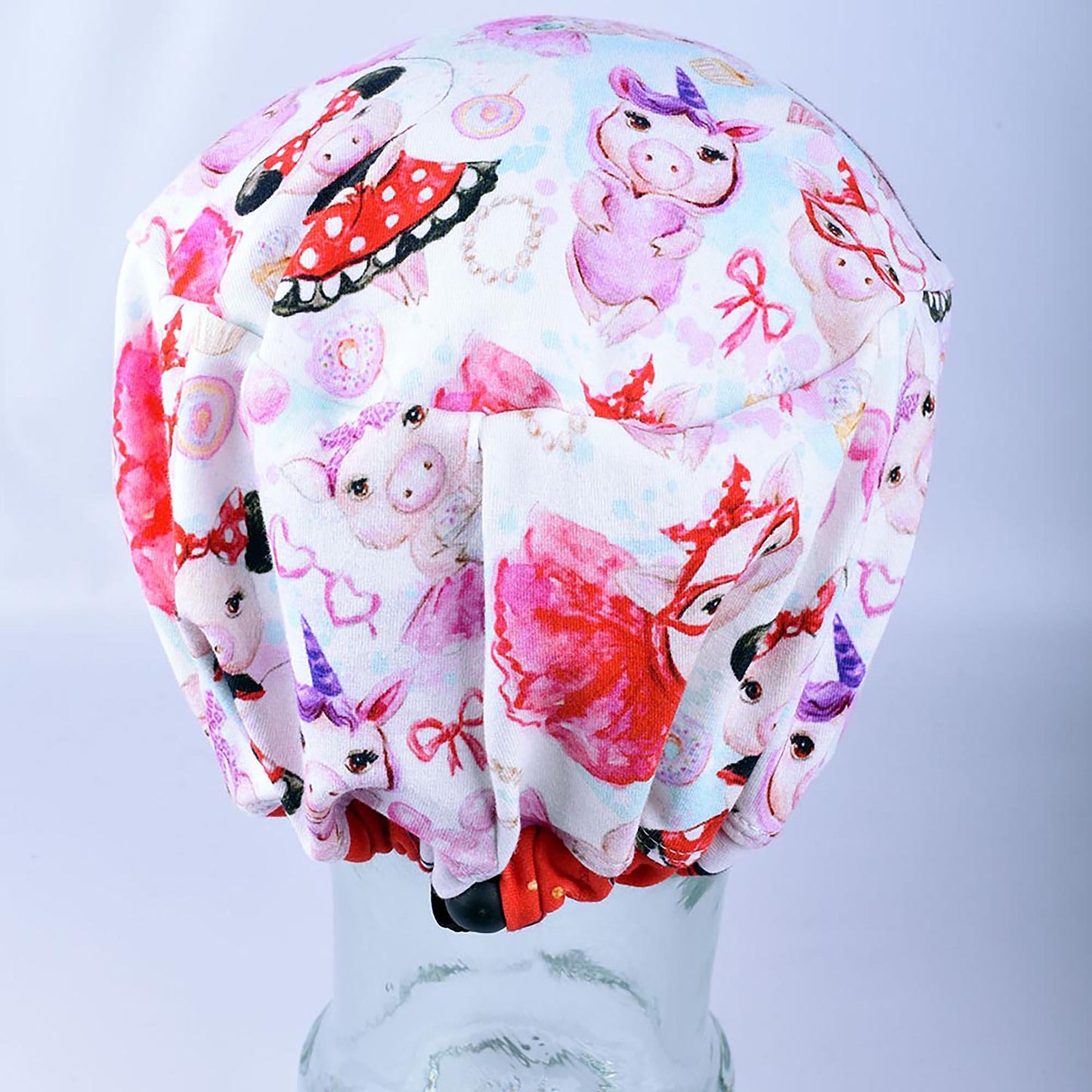 Polka Dot Pigs Scrub Cap