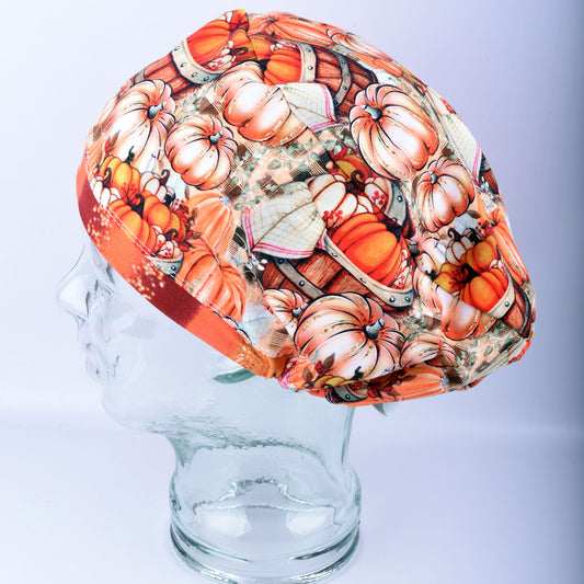 Pretty Pumpkins Scrub Cap