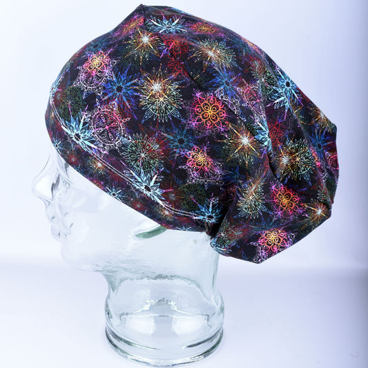 Pretty Snowflakes Scrub Cap