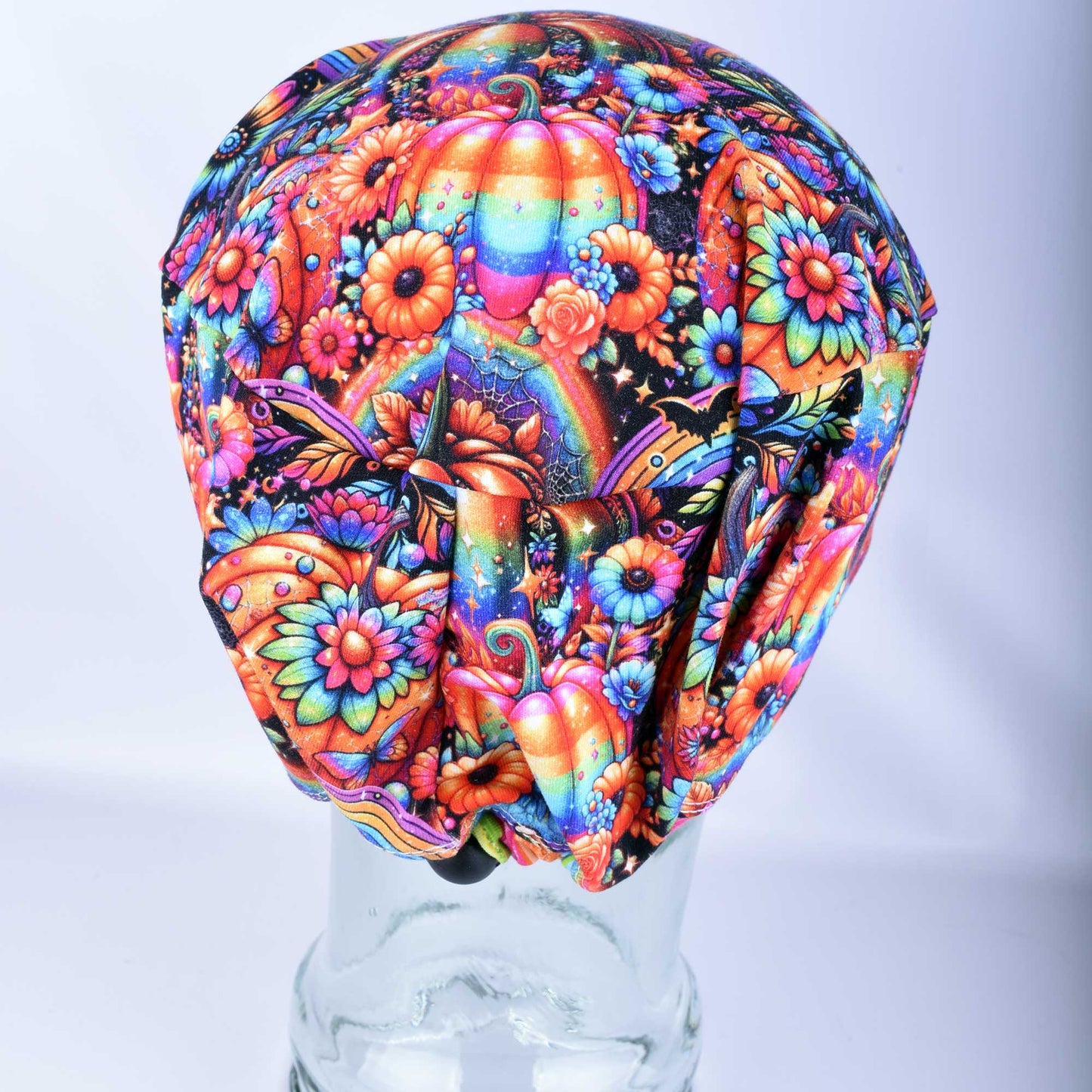 Pumpkins and Rainbows Scrub Cap