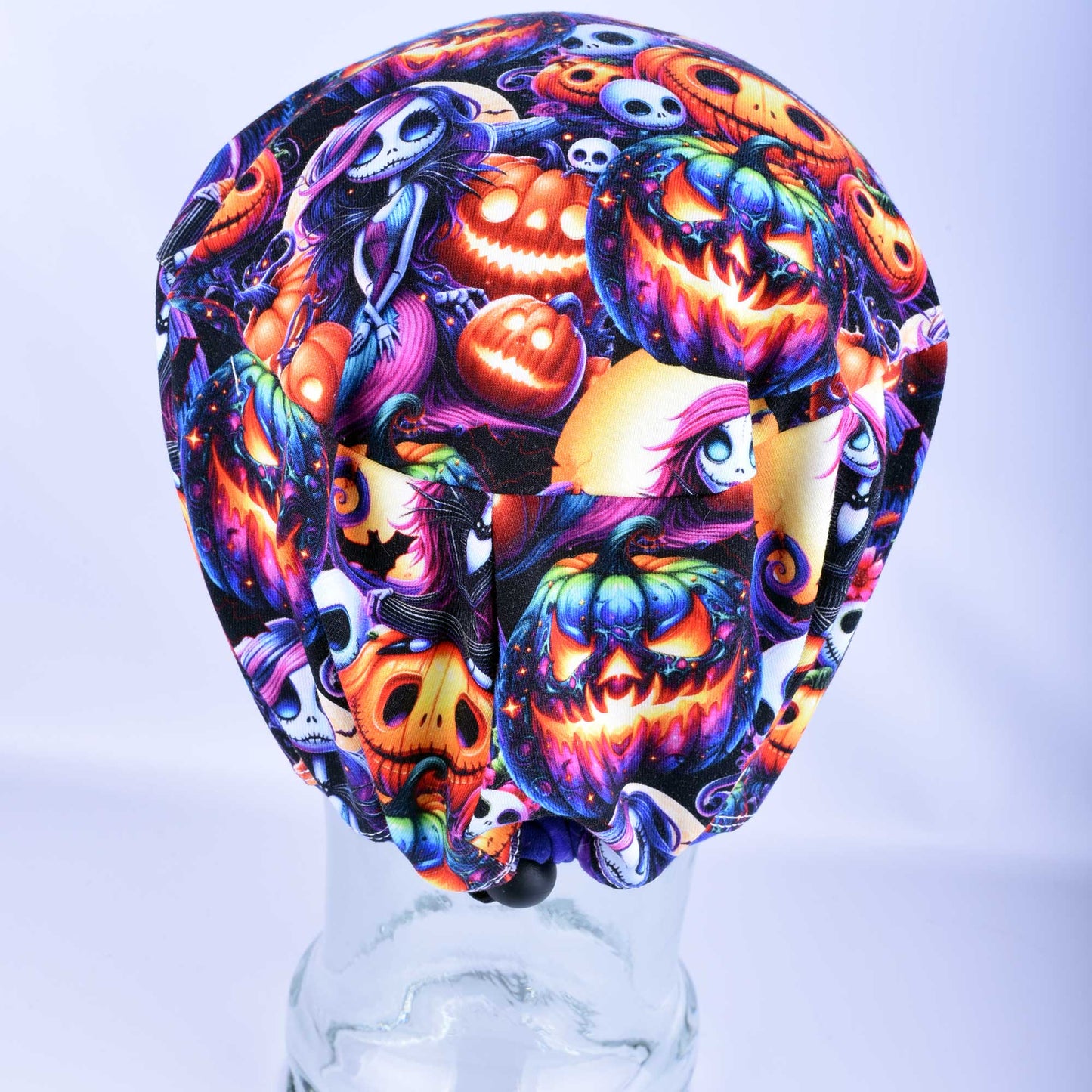 Pumpkins and Skeletons Scrub Cap
