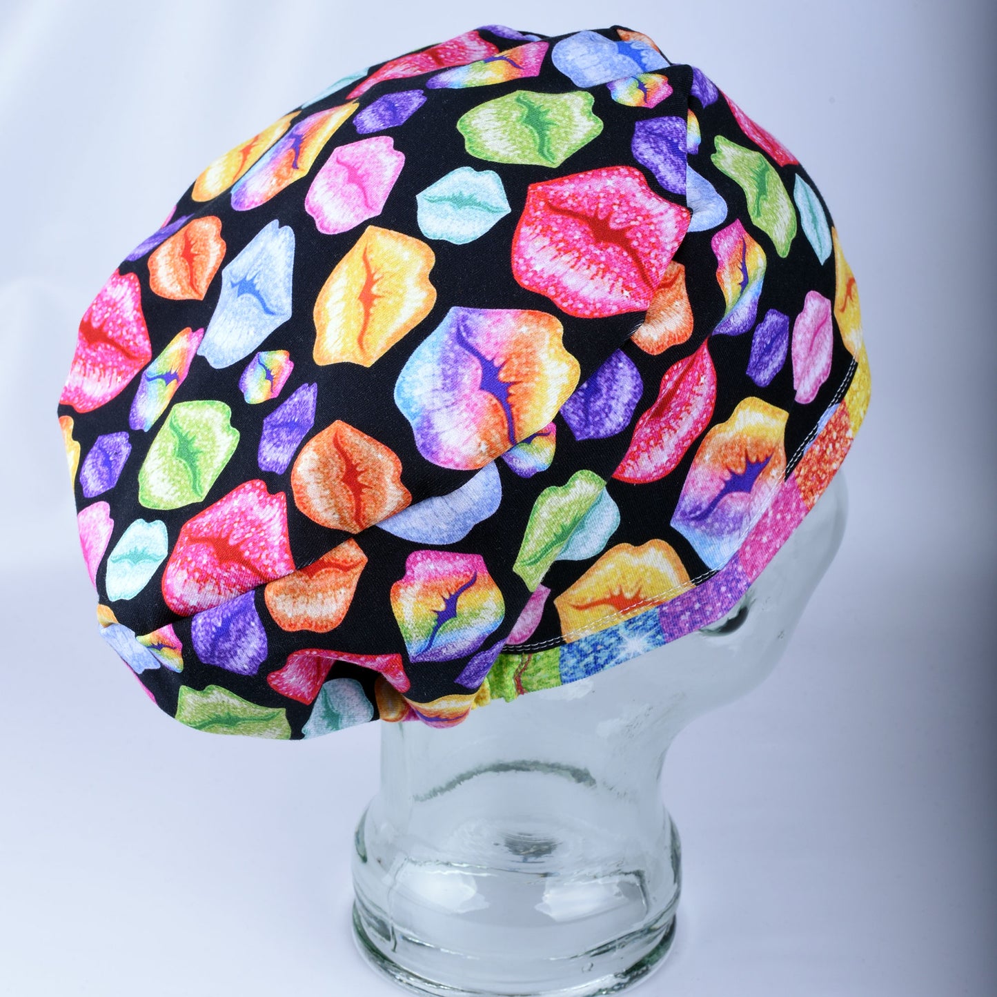 Rainbow Kisses Scrub Cap