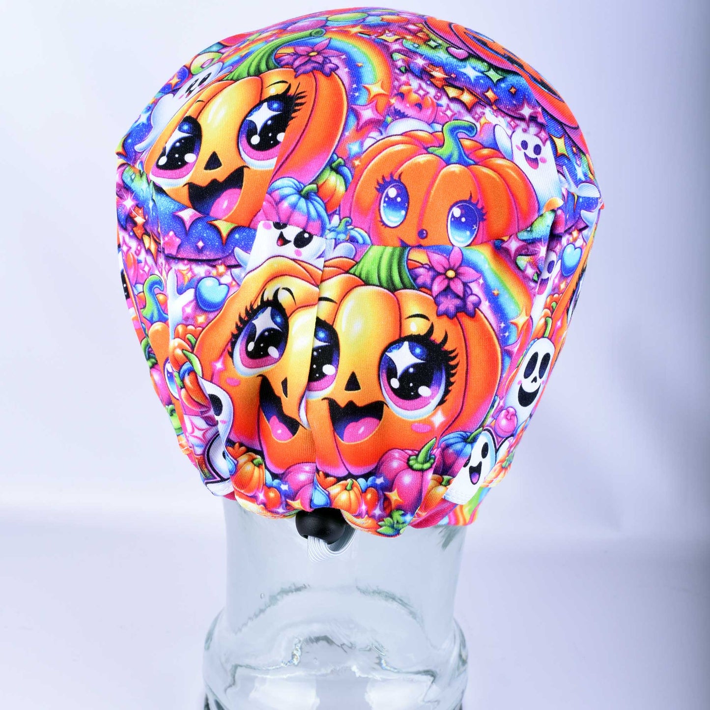 Rainbow Pumpkins Scrub Cap