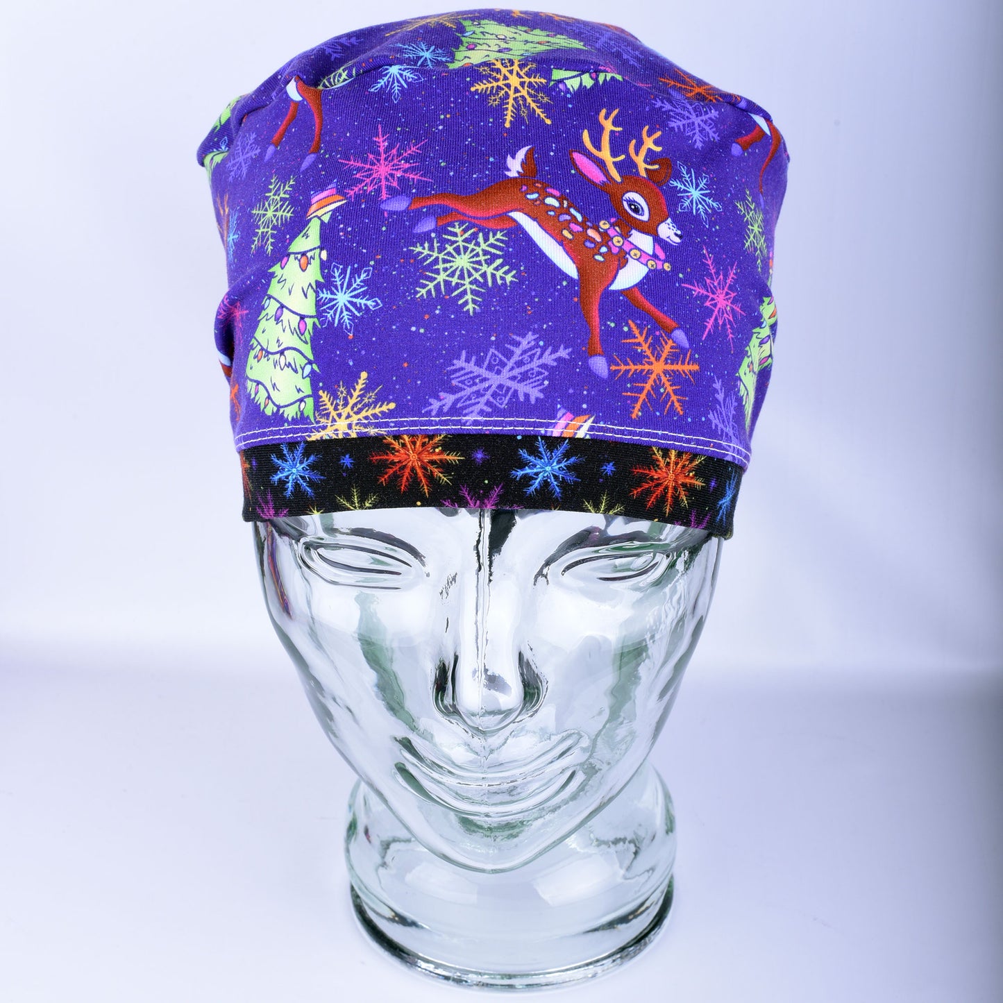 Reindeer Scrub Cap