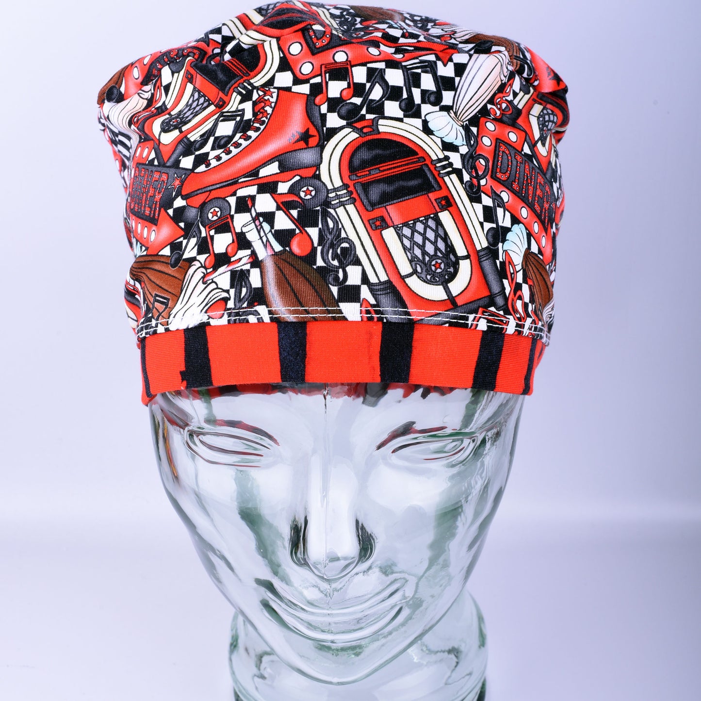 Retro Diner Scrub Cap