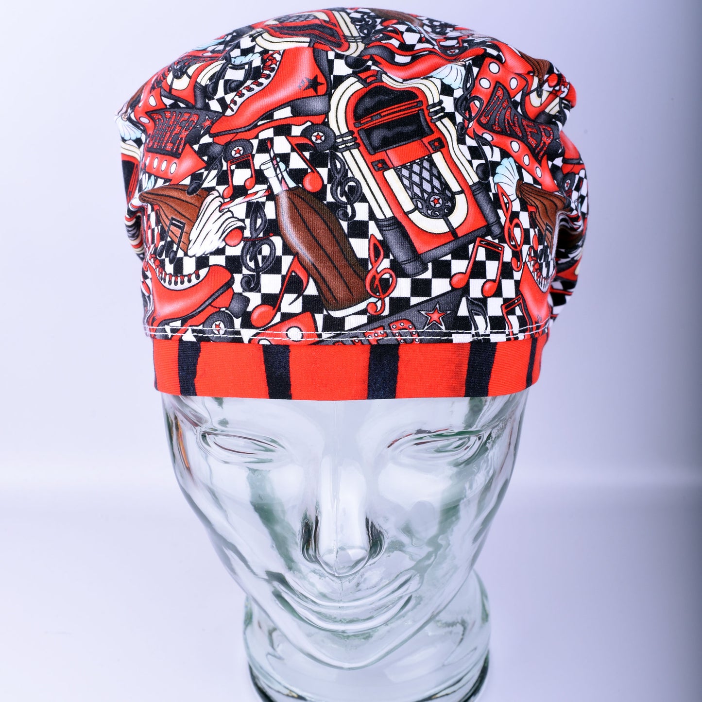 Retro Diner Scrub Cap