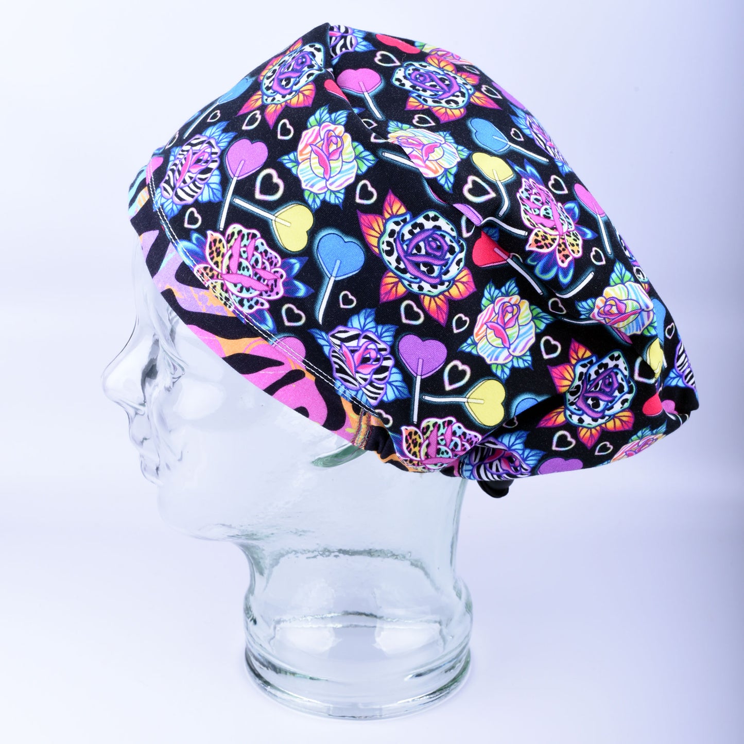 Roses and Candy Scrub Cap