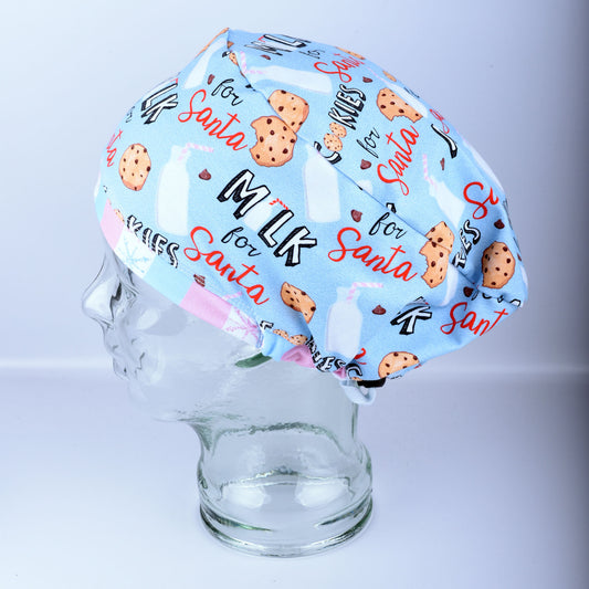Santa Cookies Scrub Cap