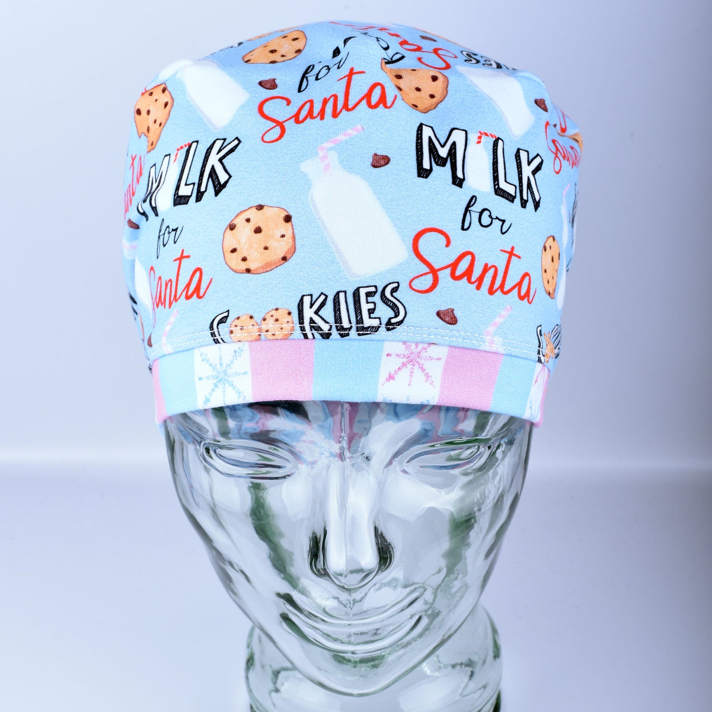 Santa Cookies Scrub Cap
