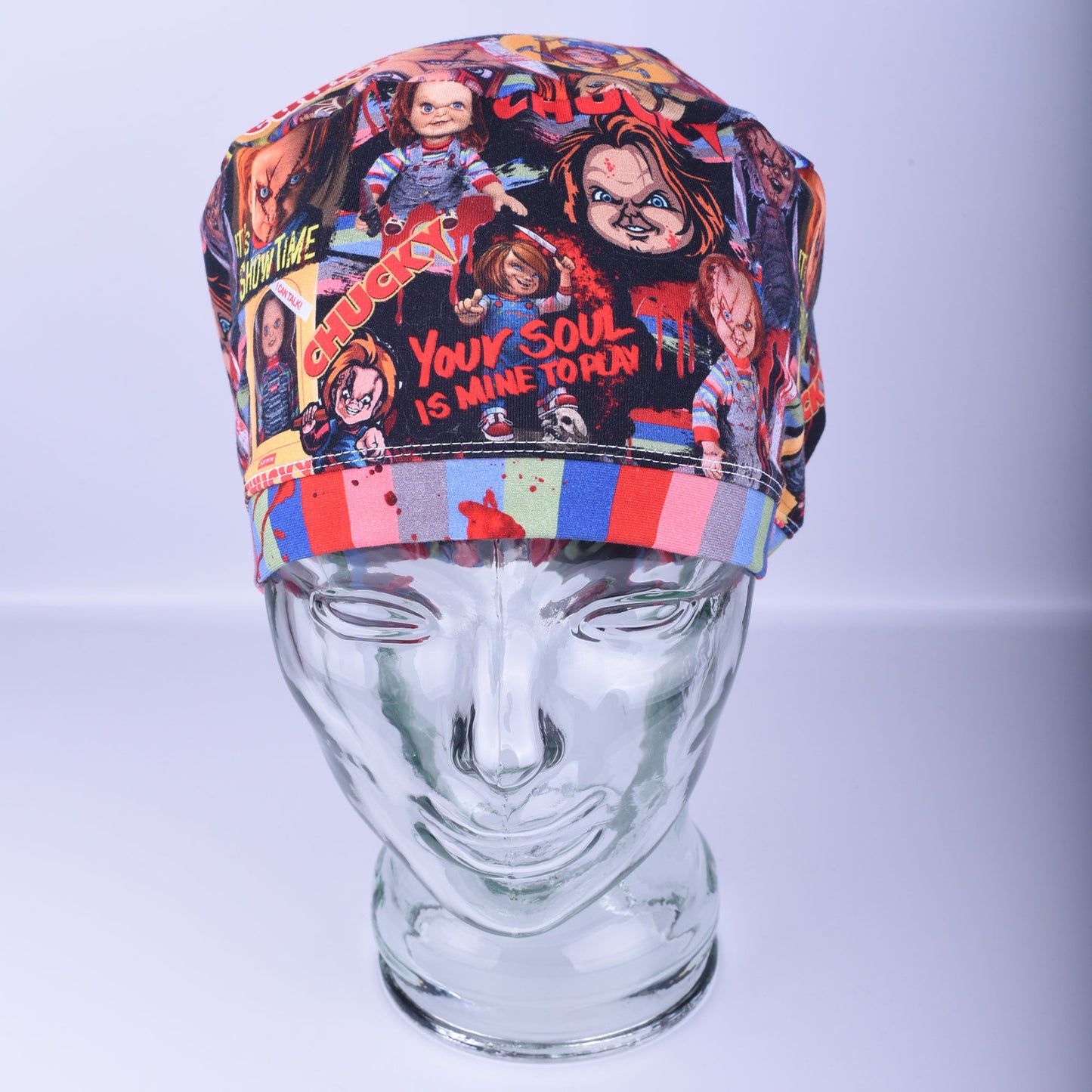 Scary Halloween Scrub Cap