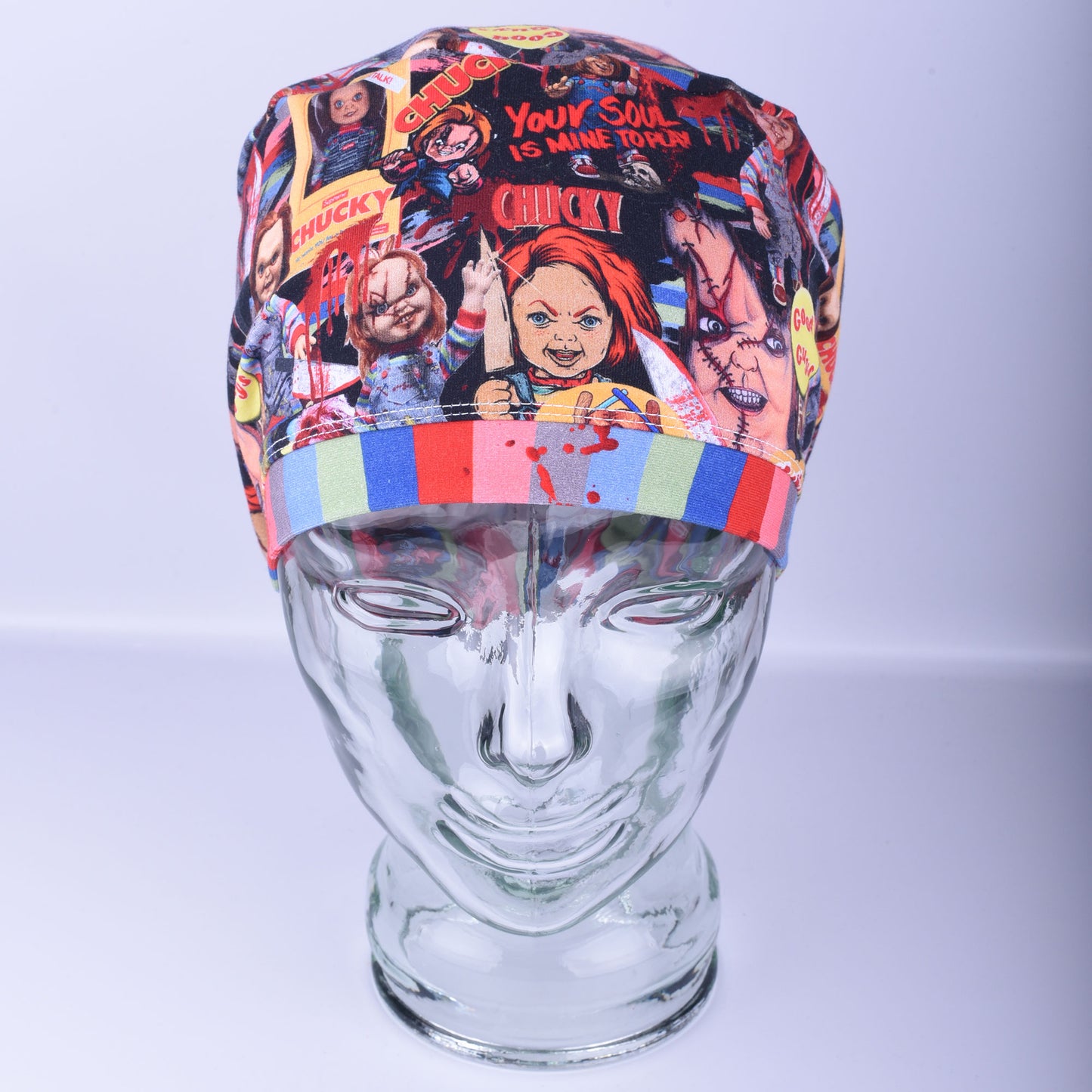 Scary Halloween Scrub Cap