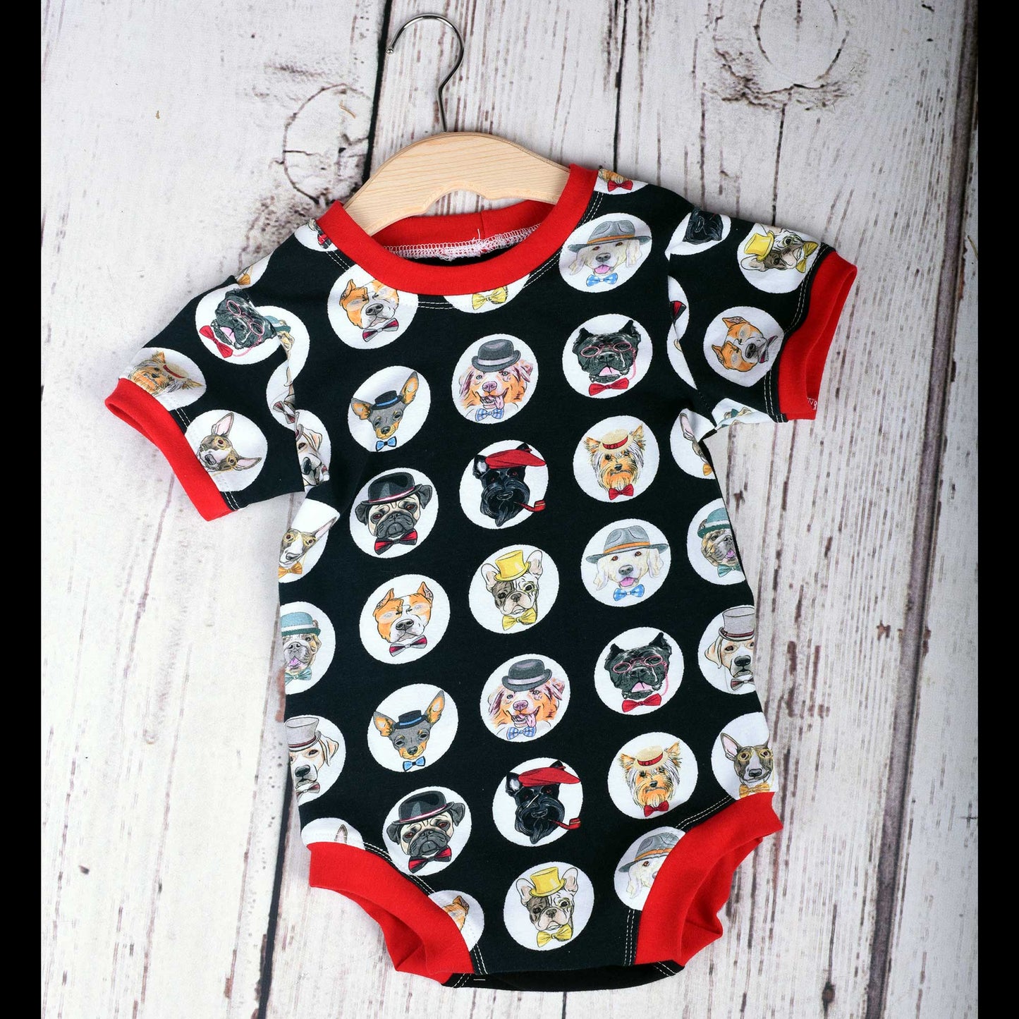 Size 9-12 Months Boys Romper Dogs
