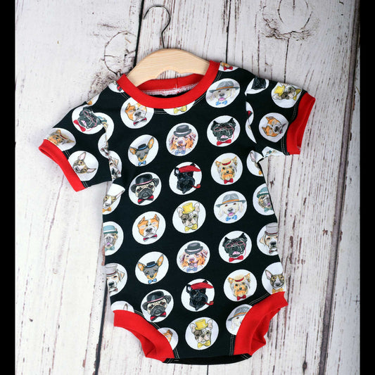 Size 9-12 Months Boys Romper Dogs