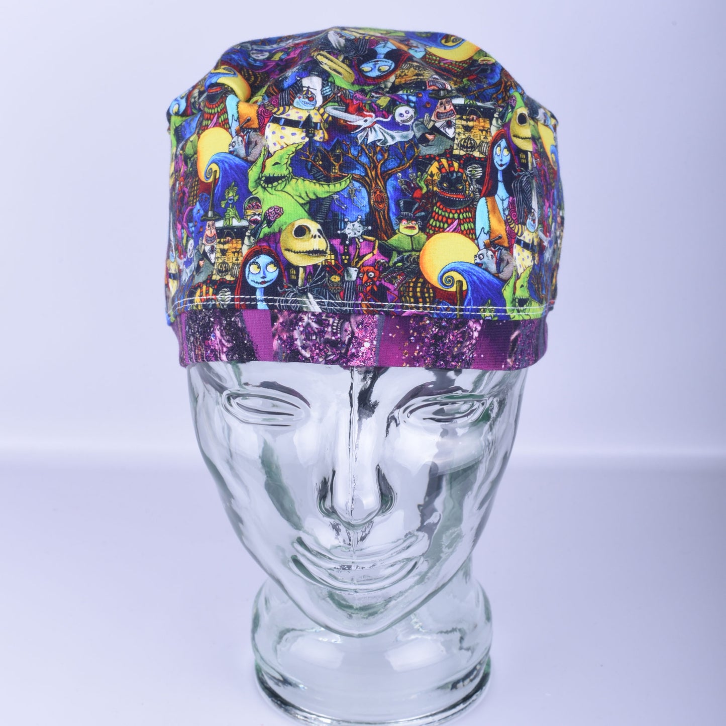 Skeleton Friends Tie Back Scrub Cap
