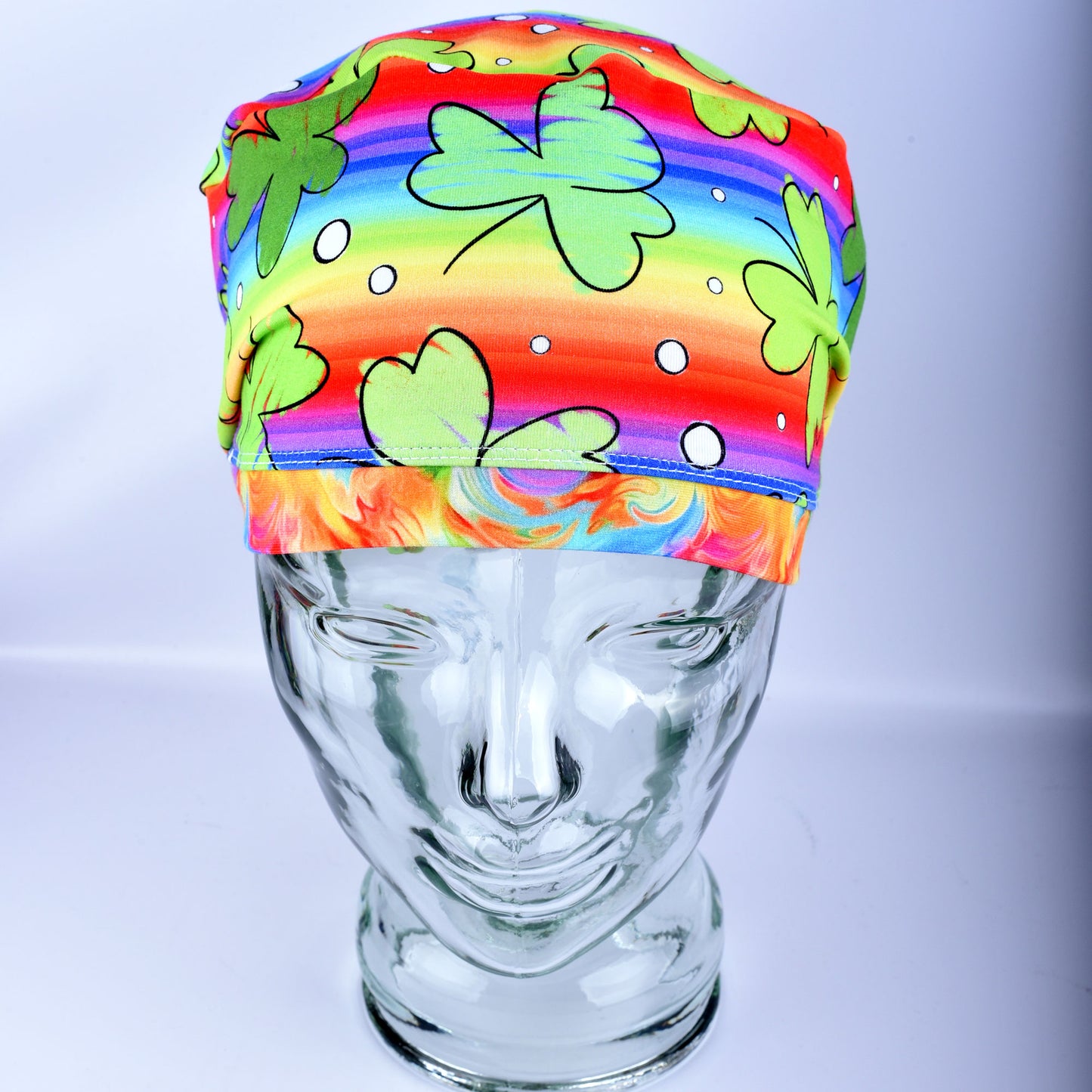 Sketchy Shamrocks Scrub Cap