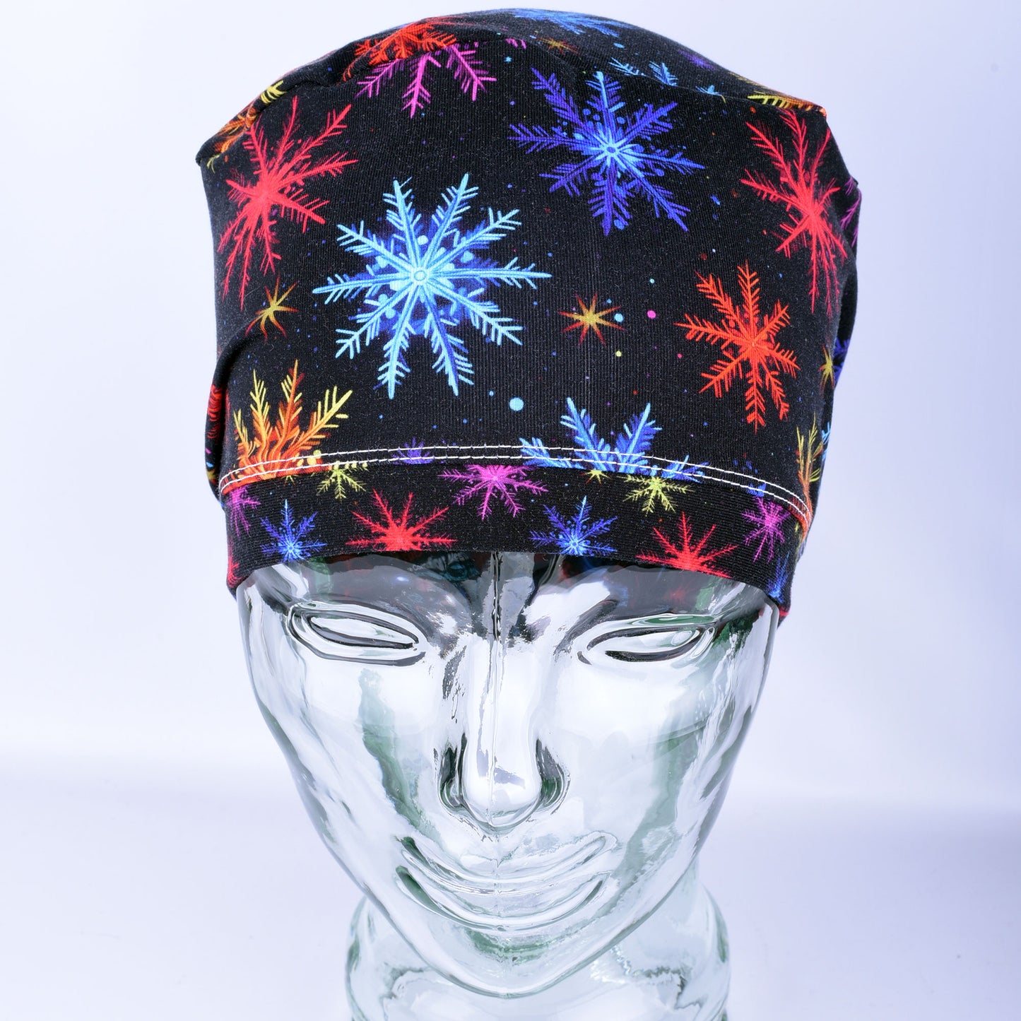 Snowflakes Scrub Cap