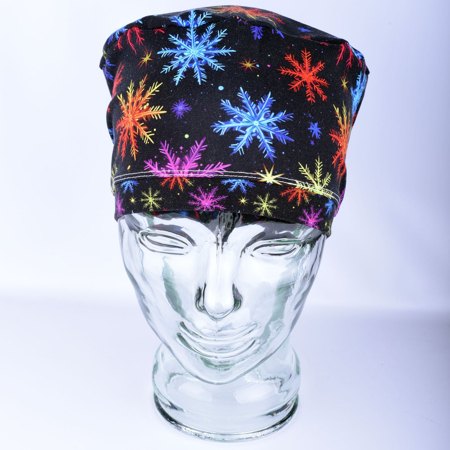 Snowflakes Scrub Cap