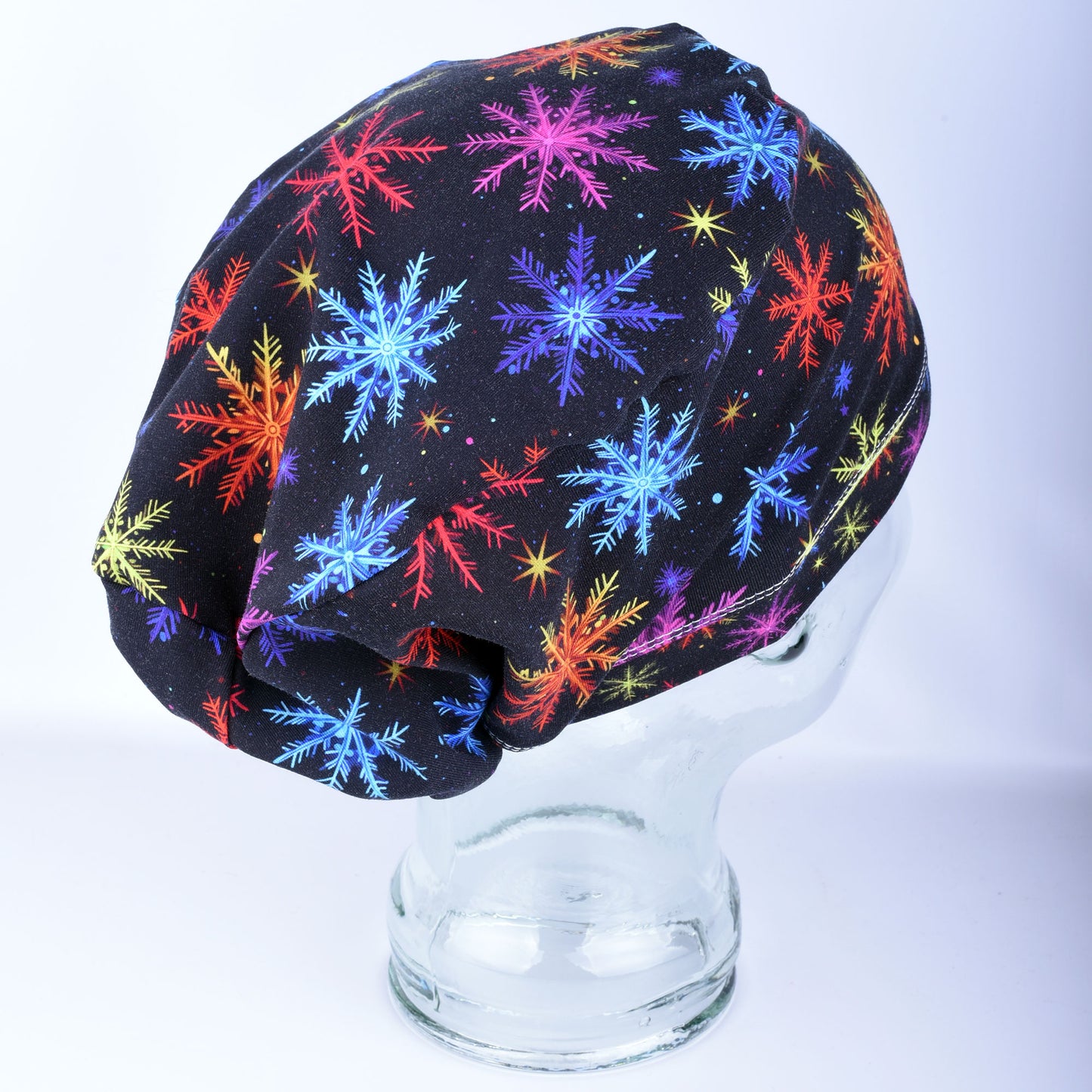Snowflakes Scrub Cap