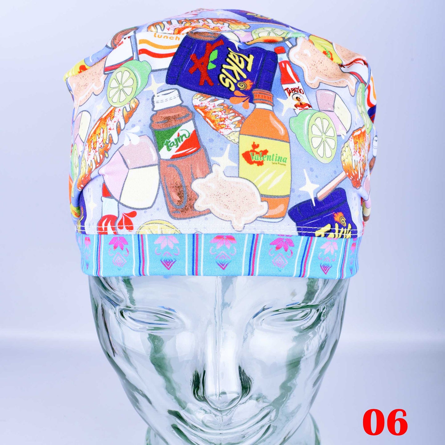 Spicy Snacks Scrub Cap