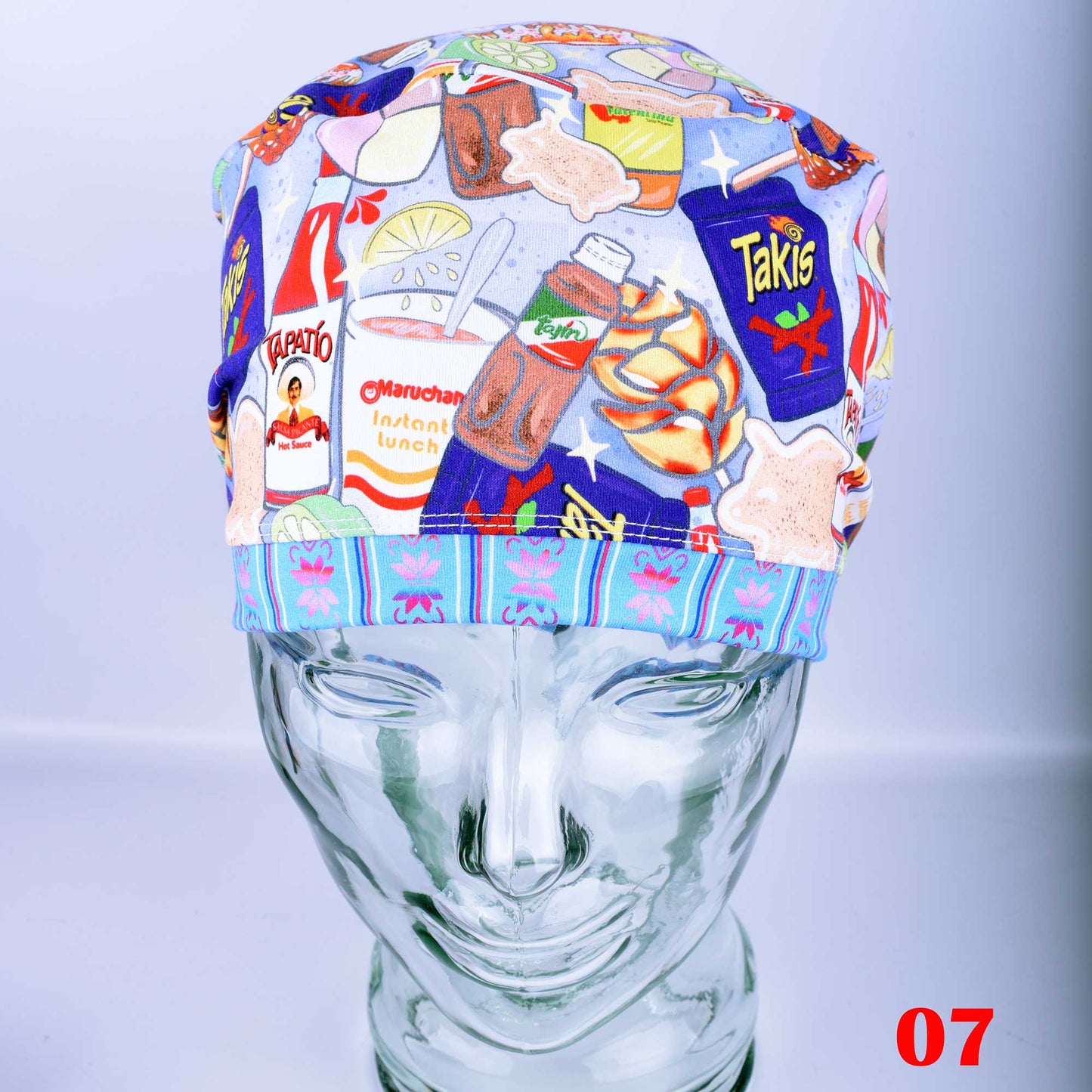 Spicy Snacks Scrub Cap