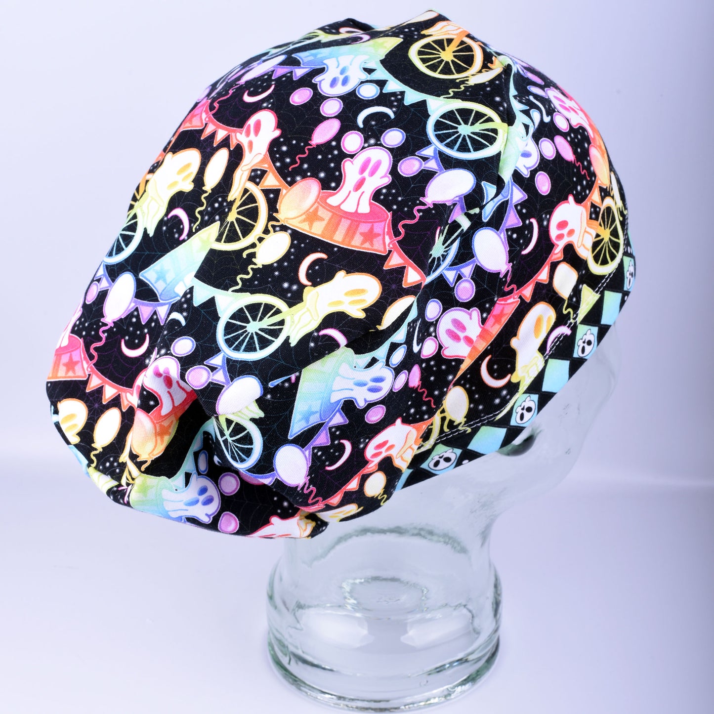 Spooky Ghosts Scrub Cap