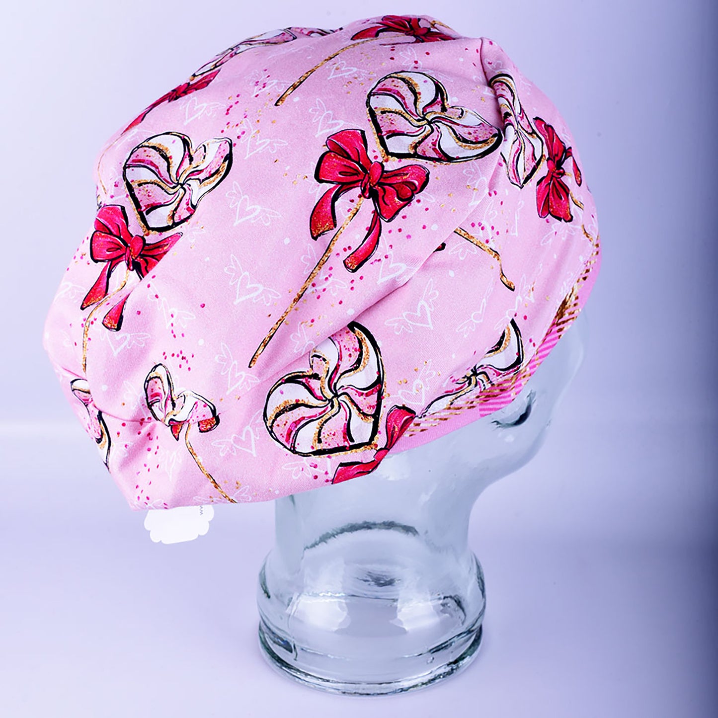 Pink Lollipops Scrub Cap