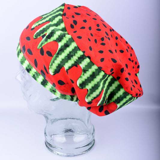 Watermelon Drip Scrub Cap