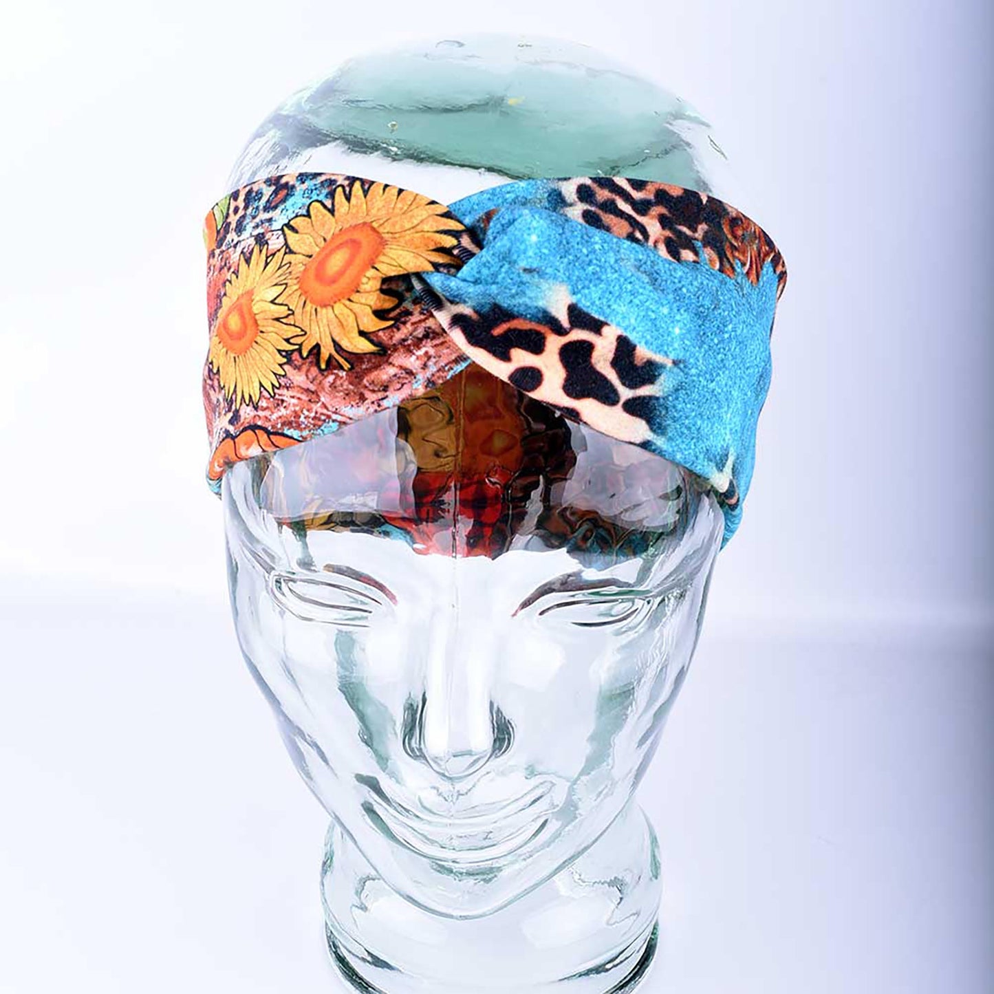 Pumpkins Sunflowers Twist Headband