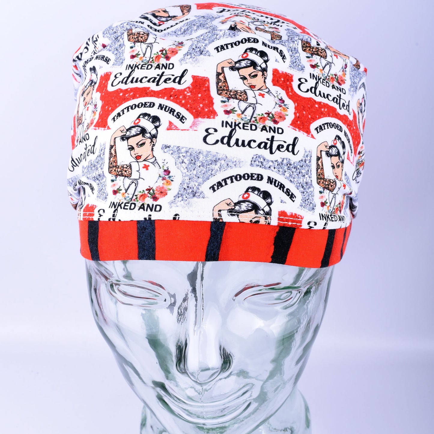 Tattoo Nurse Scrub Cap