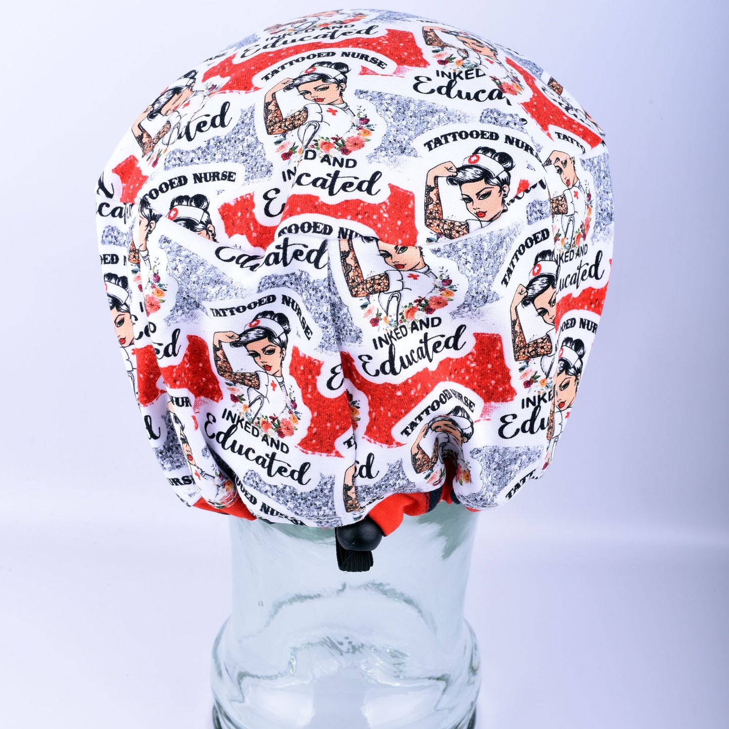 Tattoo Nurse Scrub Cap