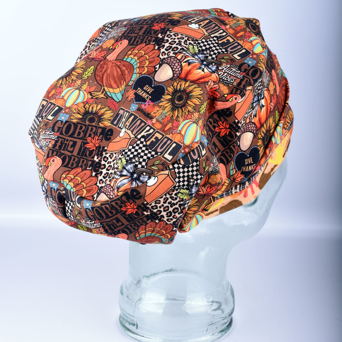 Thanksgiving Scrub Cap