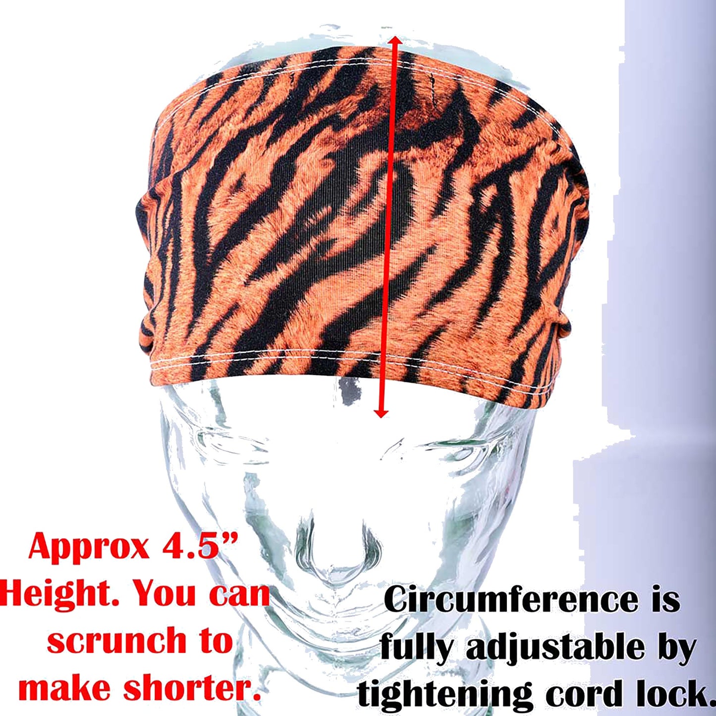 Tiger Stripes Wide Headband