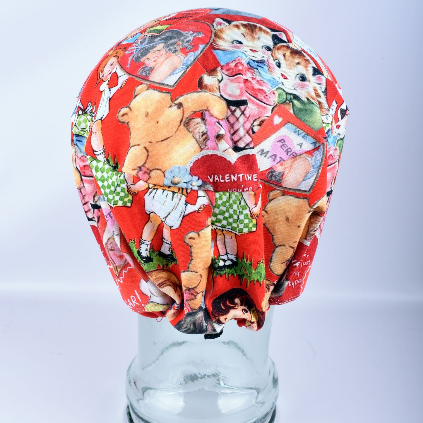 Vintage Valentine Scrub Cap