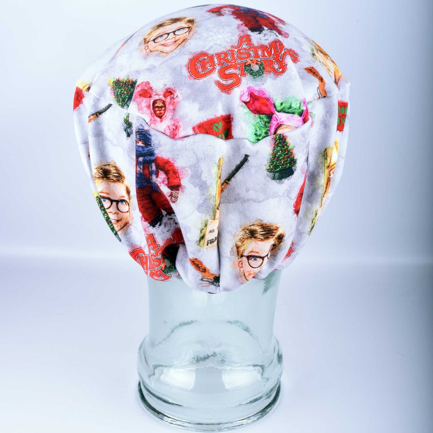 Watercolor Christmas Scrub Cap