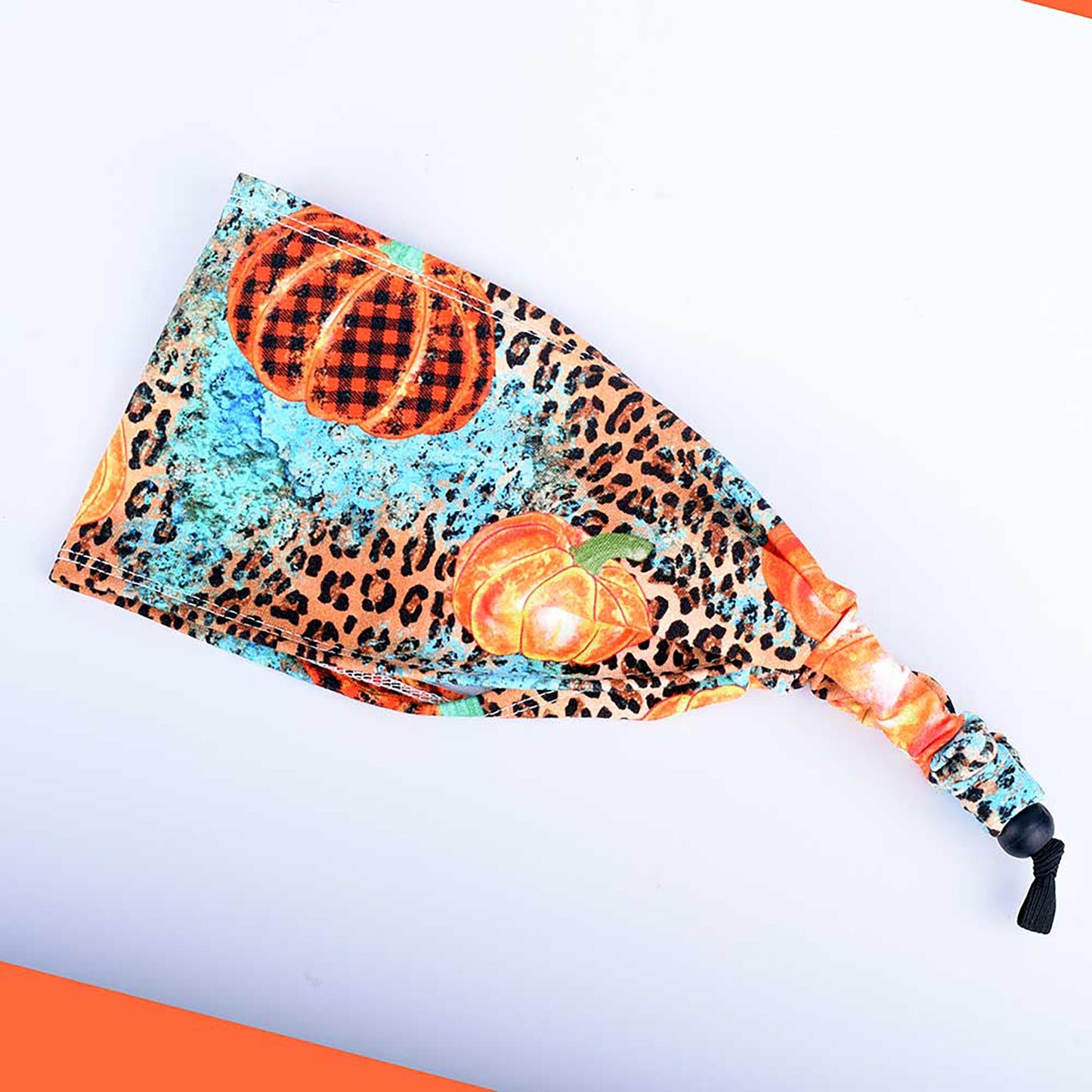Western Pumpkins Wide Headband