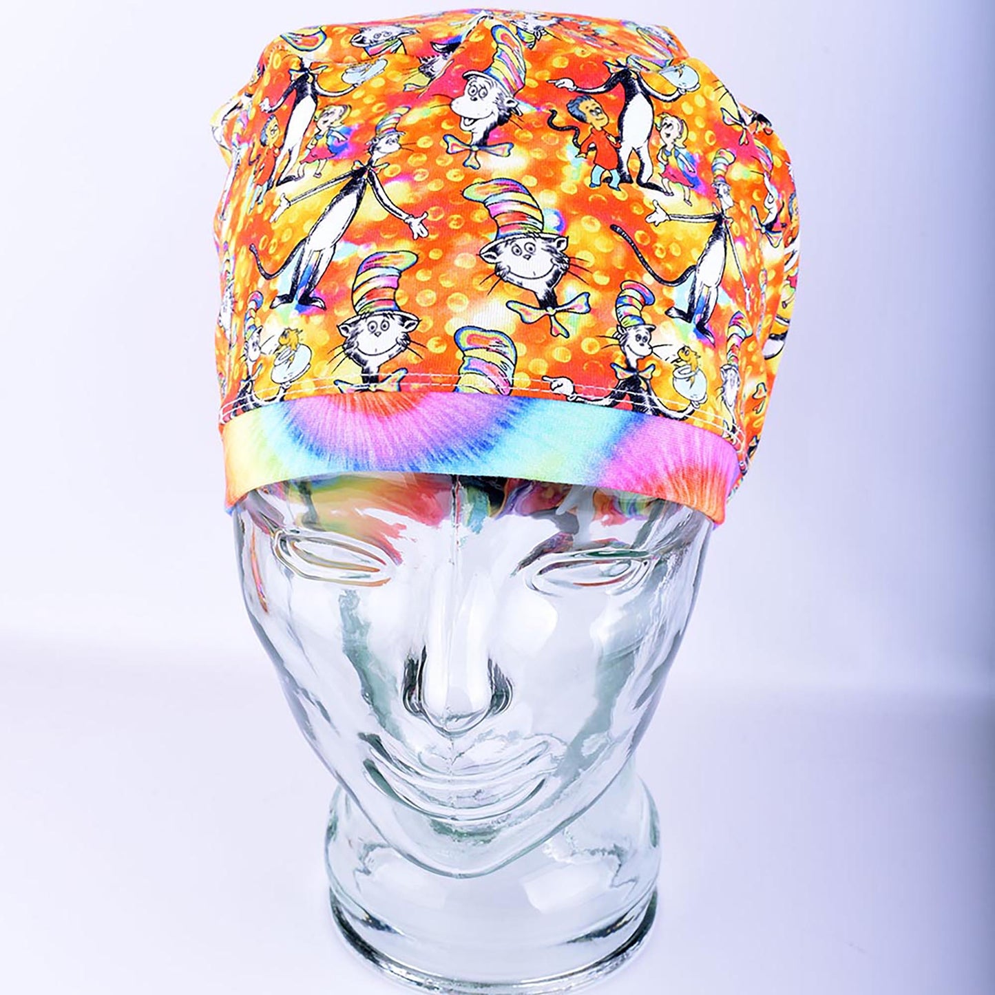 Whimsical Cat Scrub Cap