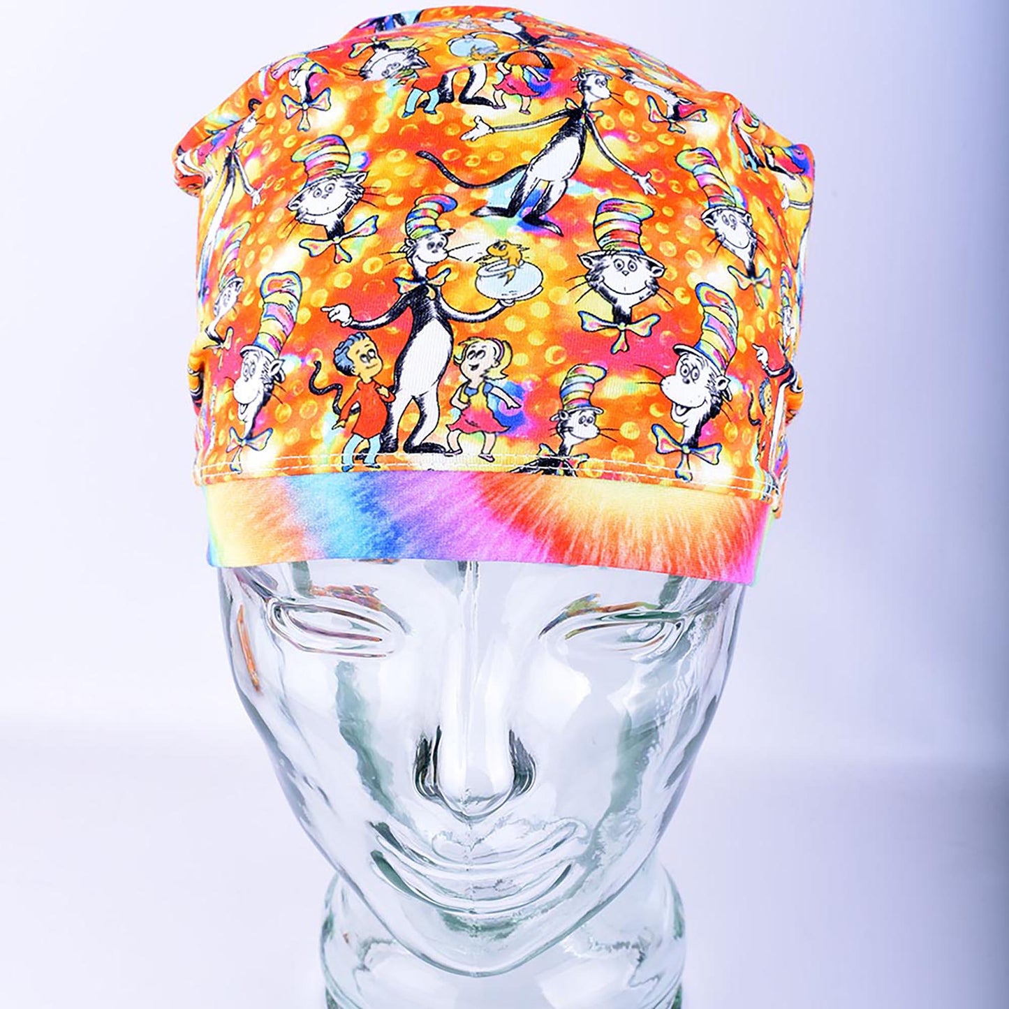 Whimsical Cat Scrub Cap