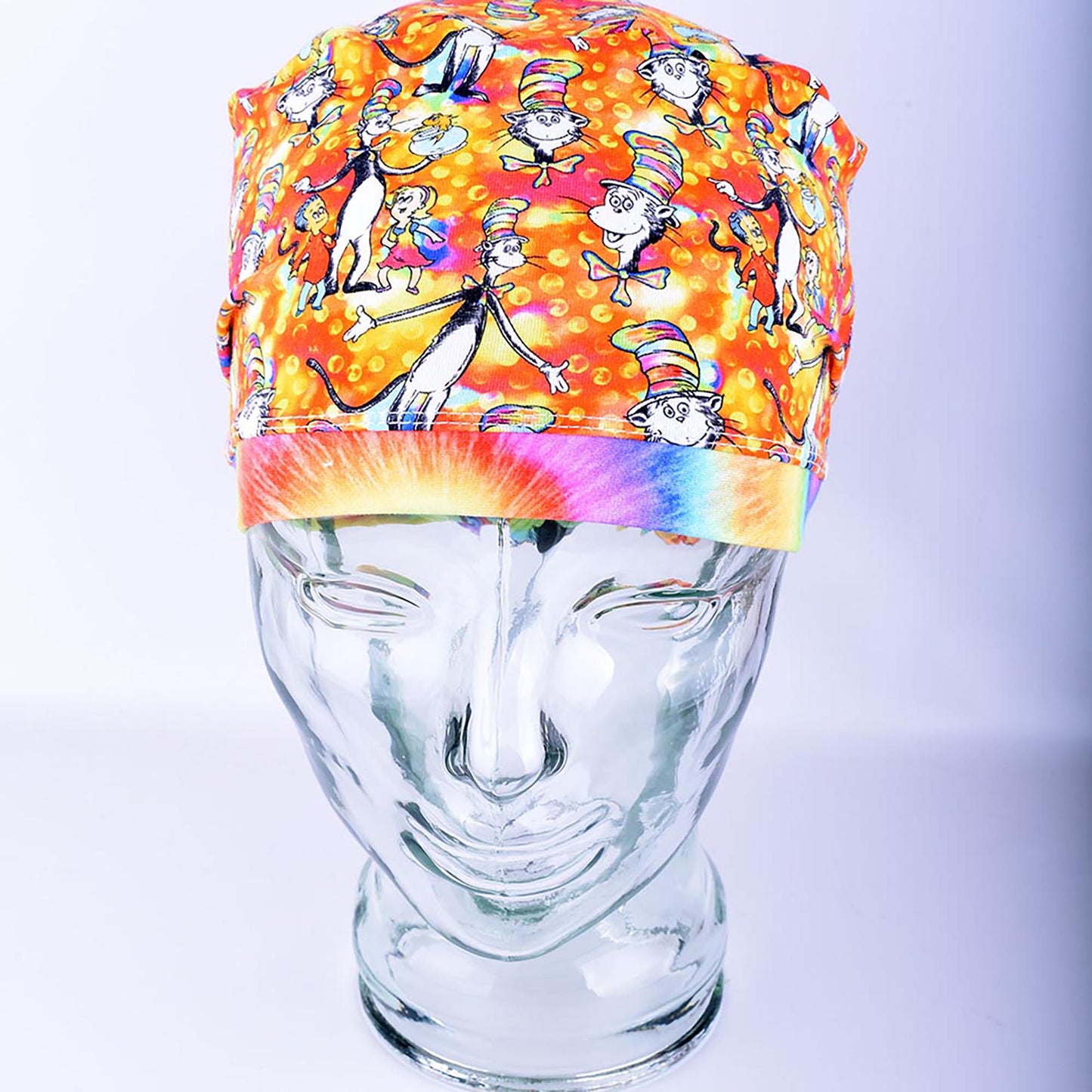 Whimsical Cat Scrub Cap