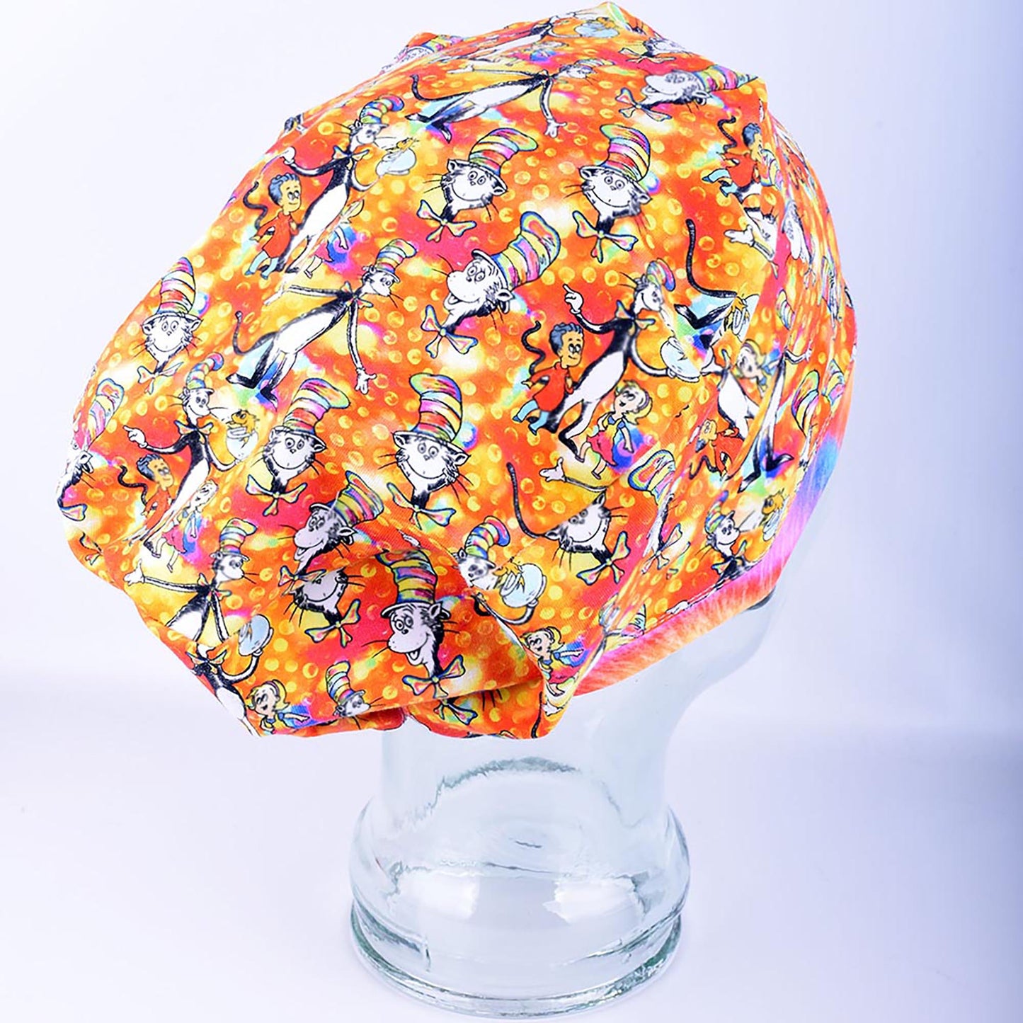 Whimsical Cat Scrub Cap