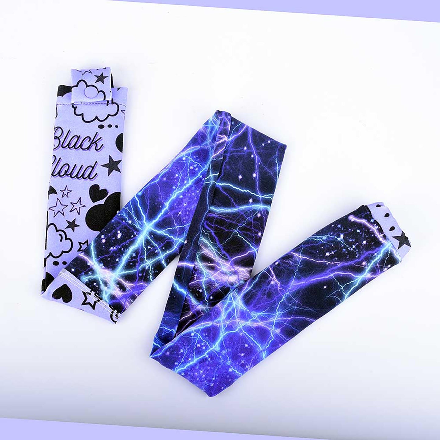 Black Cloud Wide Stethoscope Cover