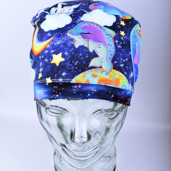 Stretchy-Full-Coverage-Scrub-Cap-Galaxy-Dolphin