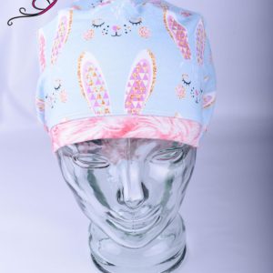 Full Coverage Bunny Ears Scrub Cap