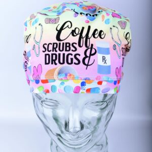 Stretchy-Full-Coverage-Scrub-Cap-Coffee-Scrubs-Drugs