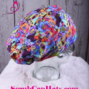 Stretchy-Full-Coverage-Scrub-Cap-Colorful-Trolls