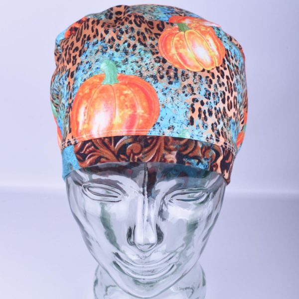 Stretchy-Full-Coverage-Scrub-Cap-Fall-Pumpkins