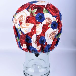 Stretchy-Full-Coverage-Scrub-Cap-Patriotic-Floral